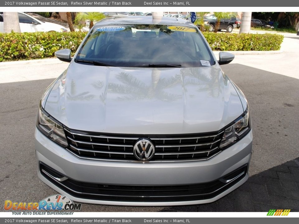 2017 Volkswagen Passat SE Sedan Reflex Silver Metallic / Titan Black Photo #3
