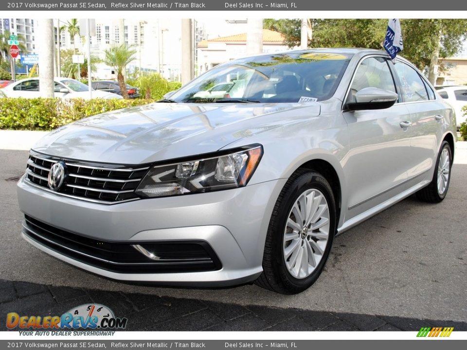 2017 Volkswagen Passat SE Sedan Reflex Silver Metallic / Titan Black Photo #5