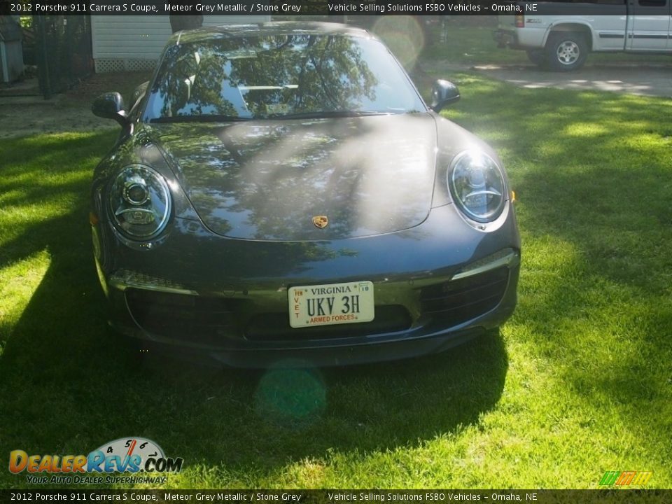 2012 Porsche 911 Carrera S Coupe Meteor Grey Metallic / Stone Grey Photo #4