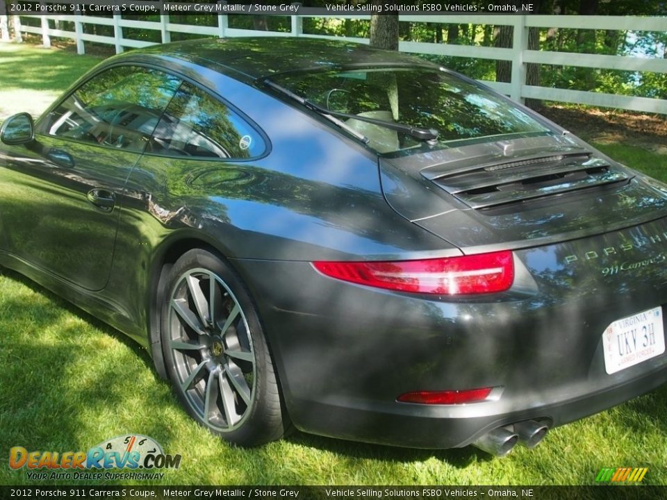 2012 Porsche 911 Carrera S Coupe Meteor Grey Metallic / Stone Grey Photo #5