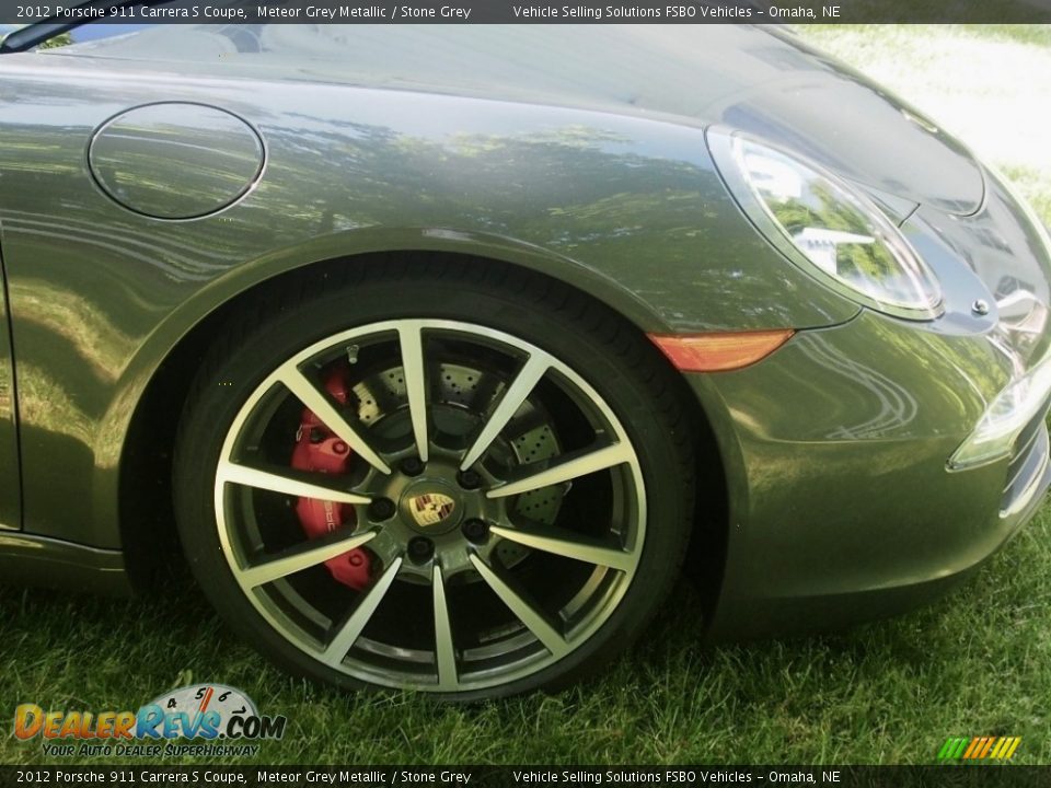2012 Porsche 911 Carrera S Coupe Meteor Grey Metallic / Stone Grey Photo #6