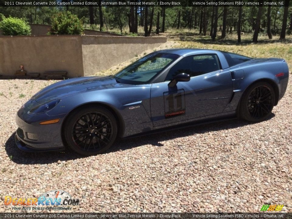 2011 Chevrolet Corvette Z06 Carbon Limited Edition Jetstream Blue Tintcoat Metallic / Ebony Black Photo #1