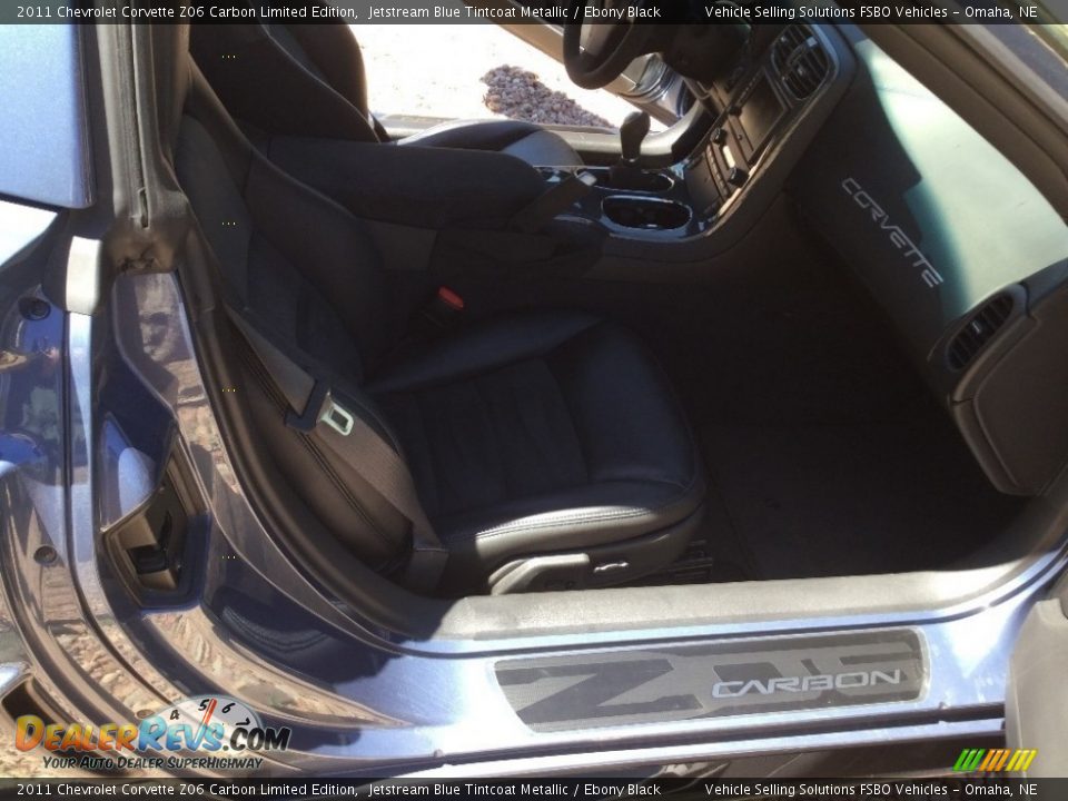 2011 Chevrolet Corvette Z06 Carbon Limited Edition Jetstream Blue Tintcoat Metallic / Ebony Black Photo #13
