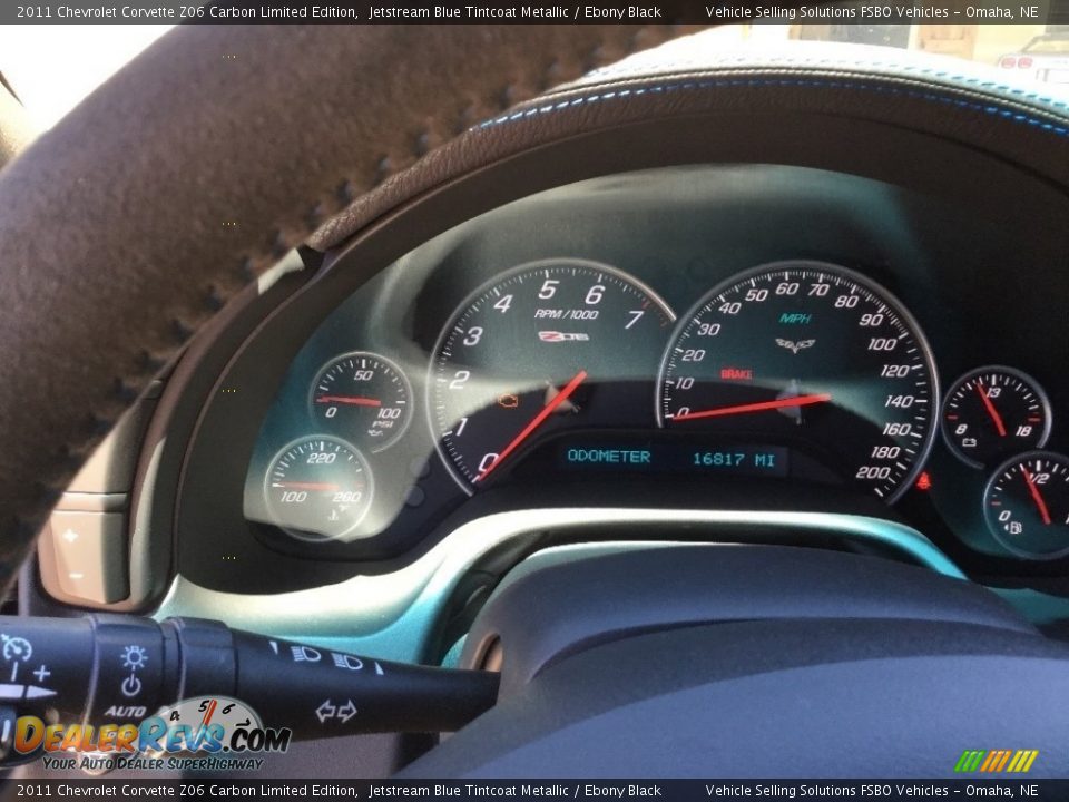 2011 Chevrolet Corvette Z06 Carbon Limited Edition Jetstream Blue Tintcoat Metallic / Ebony Black Photo #15
