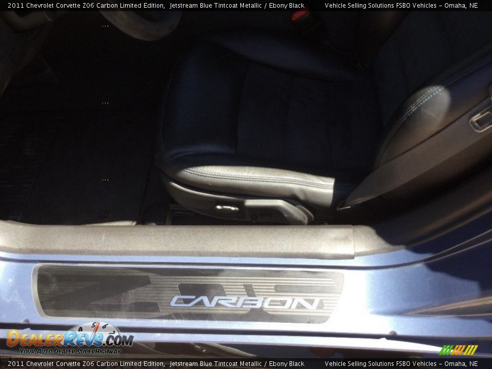 2011 Chevrolet Corvette Z06 Carbon Limited Edition Jetstream Blue Tintcoat Metallic / Ebony Black Photo #16