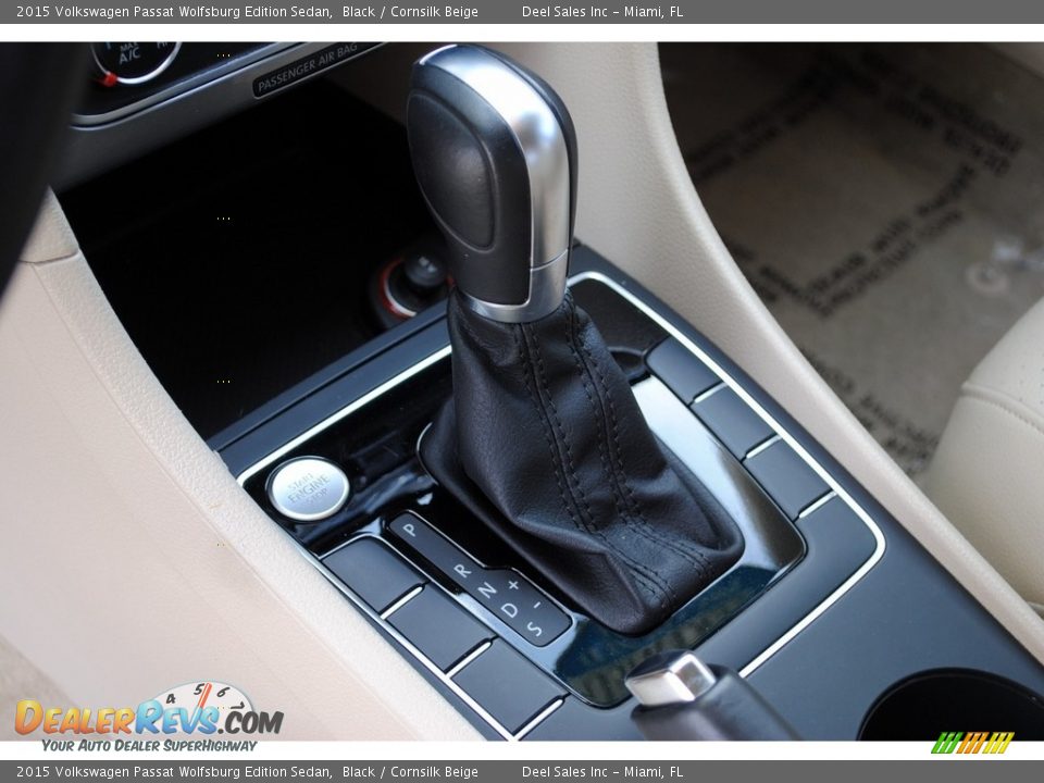 2015 Volkswagen Passat Wolfsburg Edition Sedan Black / Cornsilk Beige Photo #15
