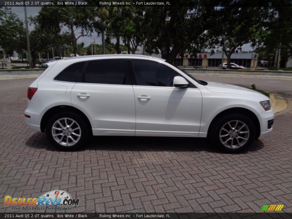 2011 Audi Q5 2.0T quattro Ibis White / Black Photo #11