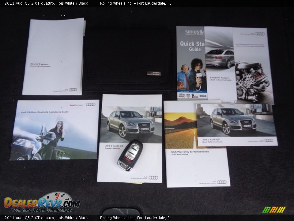 2011 Audi Q5 2.0T quattro Ibis White / Black Photo #12