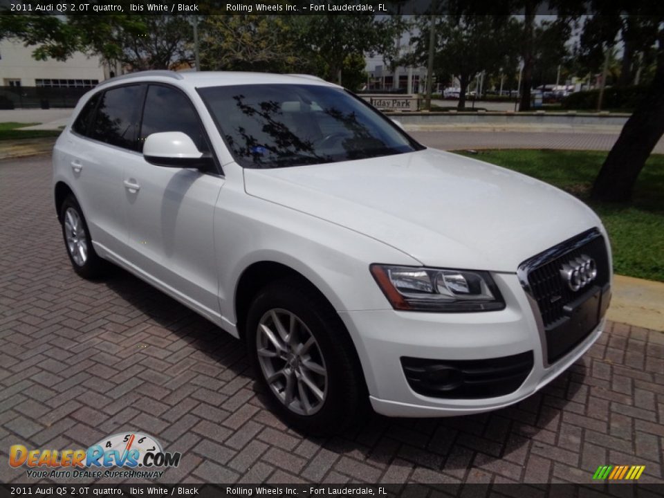 2011 Audi Q5 2.0T quattro Ibis White / Black Photo #13