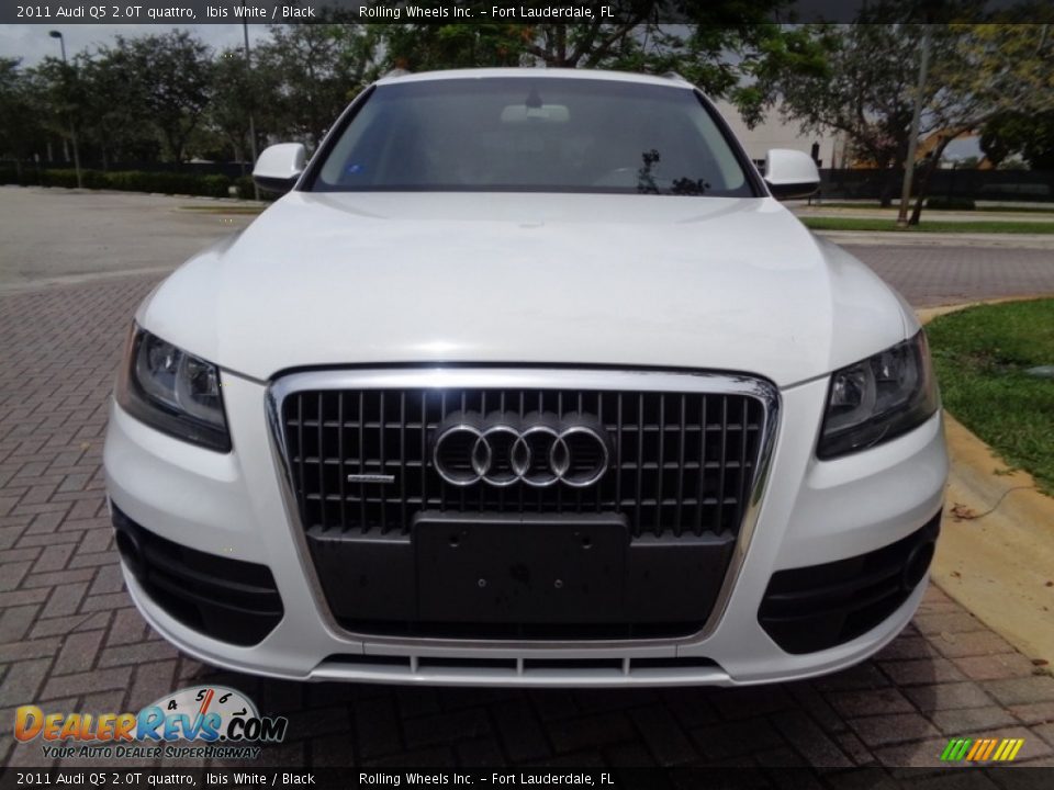 2011 Audi Q5 2.0T quattro Ibis White / Black Photo #15