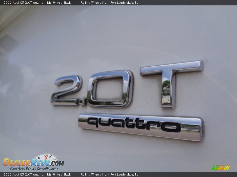 2011 Audi Q5 2.0T quattro Ibis White / Black Photo #17