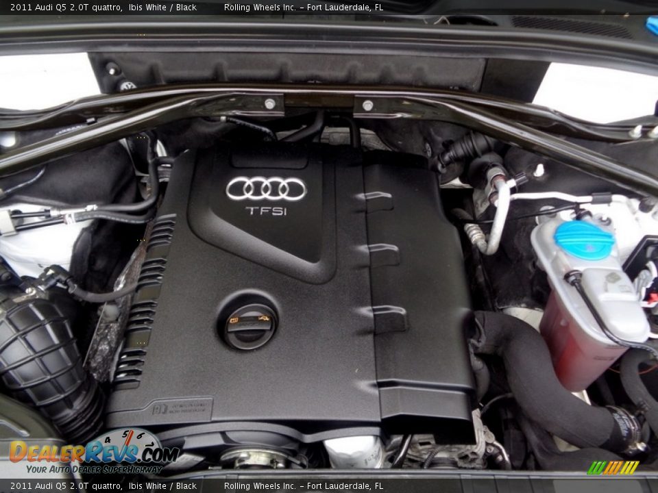 2011 Audi Q5 2.0T quattro Ibis White / Black Photo #29