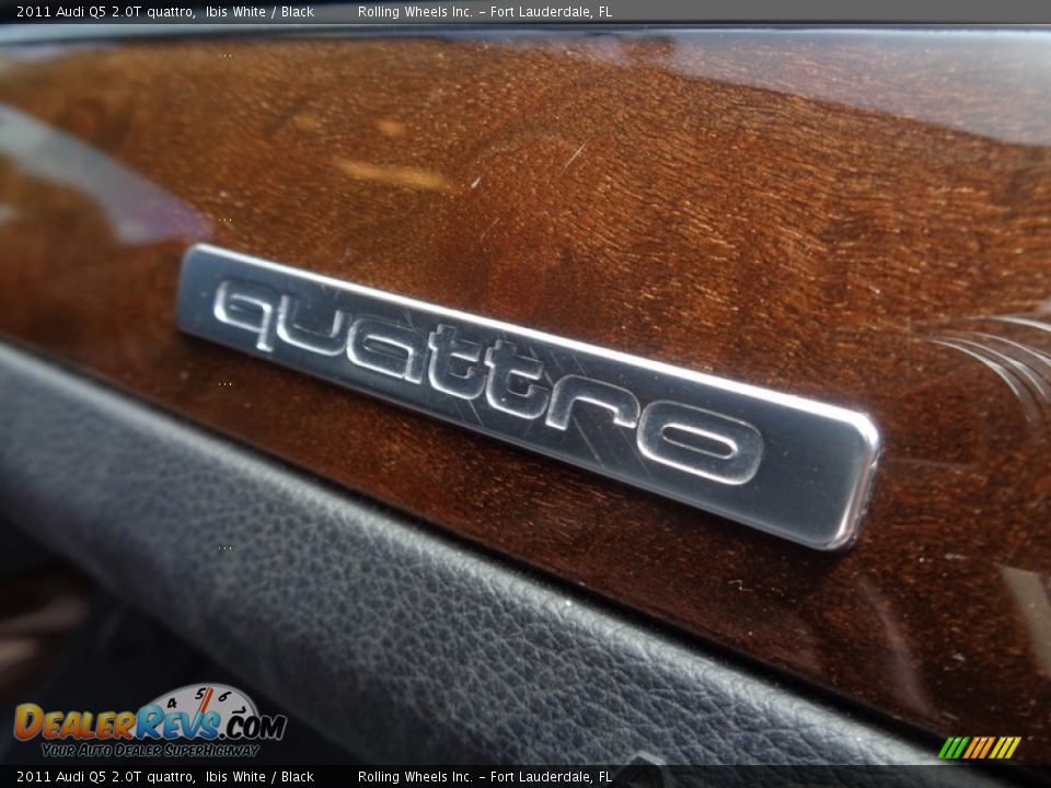 2011 Audi Q5 2.0T quattro Ibis White / Black Photo #31