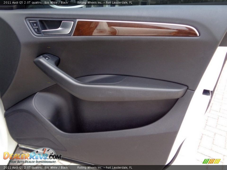 2011 Audi Q5 2.0T quattro Ibis White / Black Photo #35