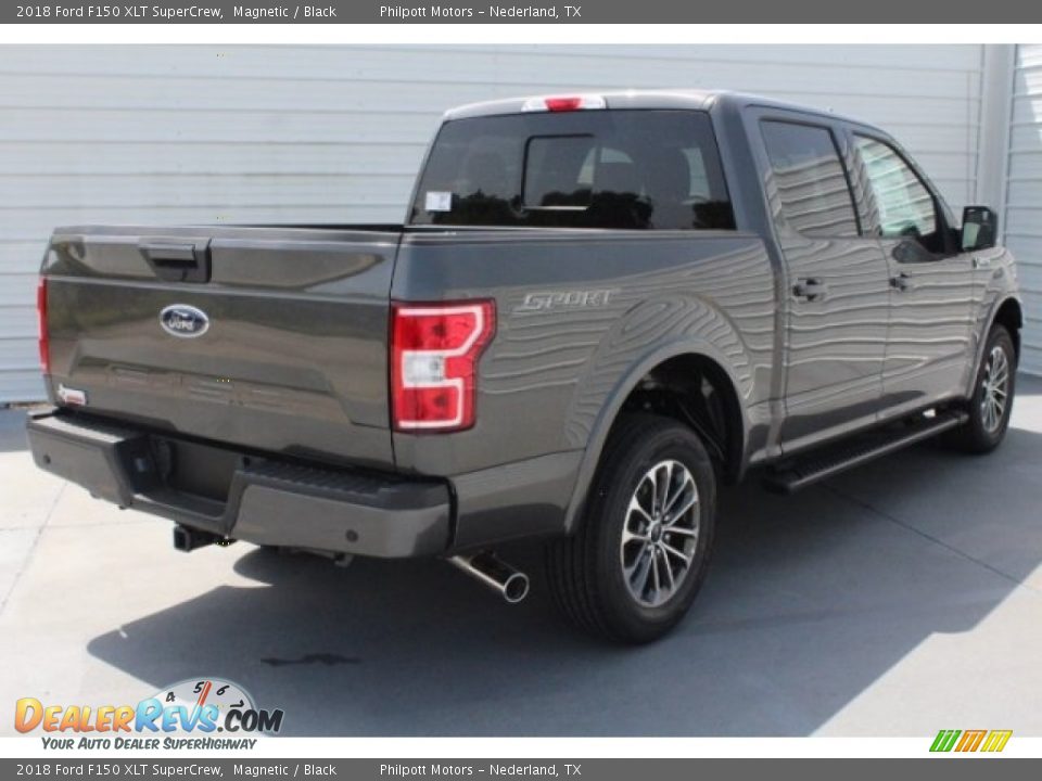 2018 Ford F150 XLT SuperCrew Magnetic / Black Photo #10