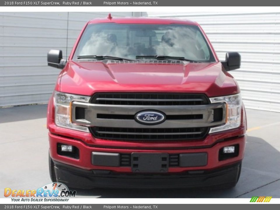2018 Ford F150 XLT SuperCrew Ruby Red / Black Photo #2