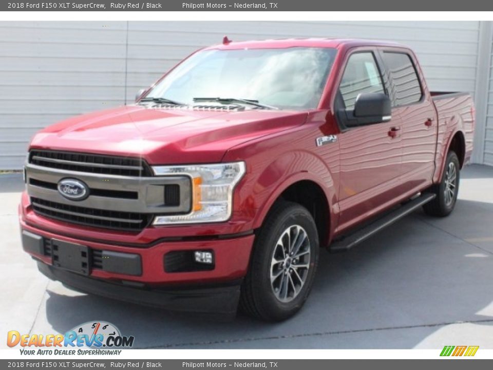 2018 Ford F150 XLT SuperCrew Ruby Red / Black Photo #3