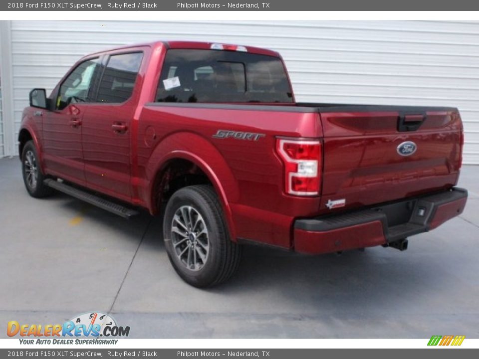 2018 Ford F150 XLT SuperCrew Ruby Red / Black Photo #8