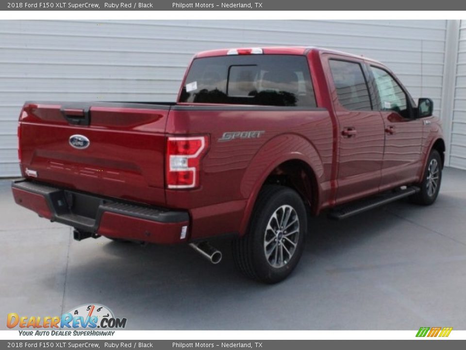2018 Ford F150 XLT SuperCrew Ruby Red / Black Photo #10