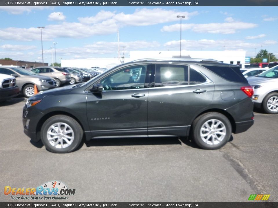 2019 Chevrolet Equinox LT AWD Nightfall Gray Metallic / Jet Black Photo #2