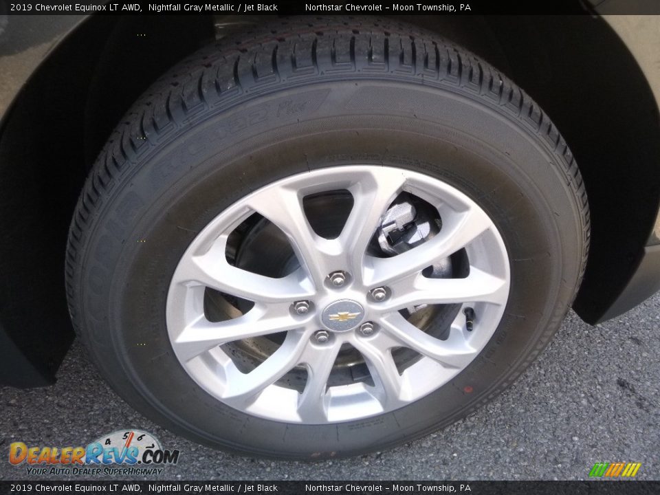 2019 Chevrolet Equinox LT AWD Nightfall Gray Metallic / Jet Black Photo #8