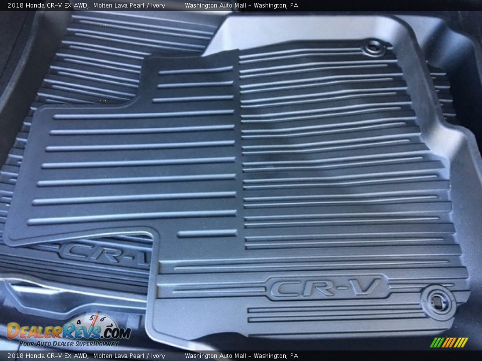 2018 Honda CR-V EX AWD Molten Lava Pearl / Ivory Photo #27