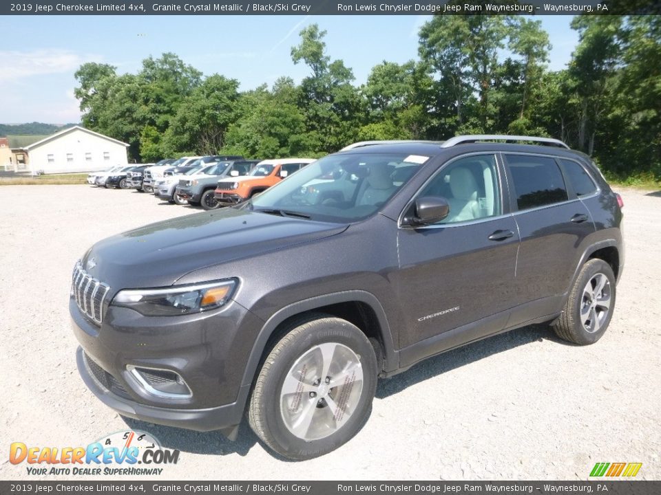 2019 Jeep Cherokee Limited 4x4 Granite Crystal Metallic / Black/Ski Grey Photo #1