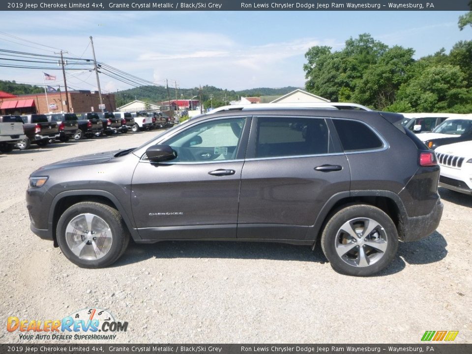 2019 Jeep Cherokee Limited 4x4 Granite Crystal Metallic / Black/Ski Grey Photo #2