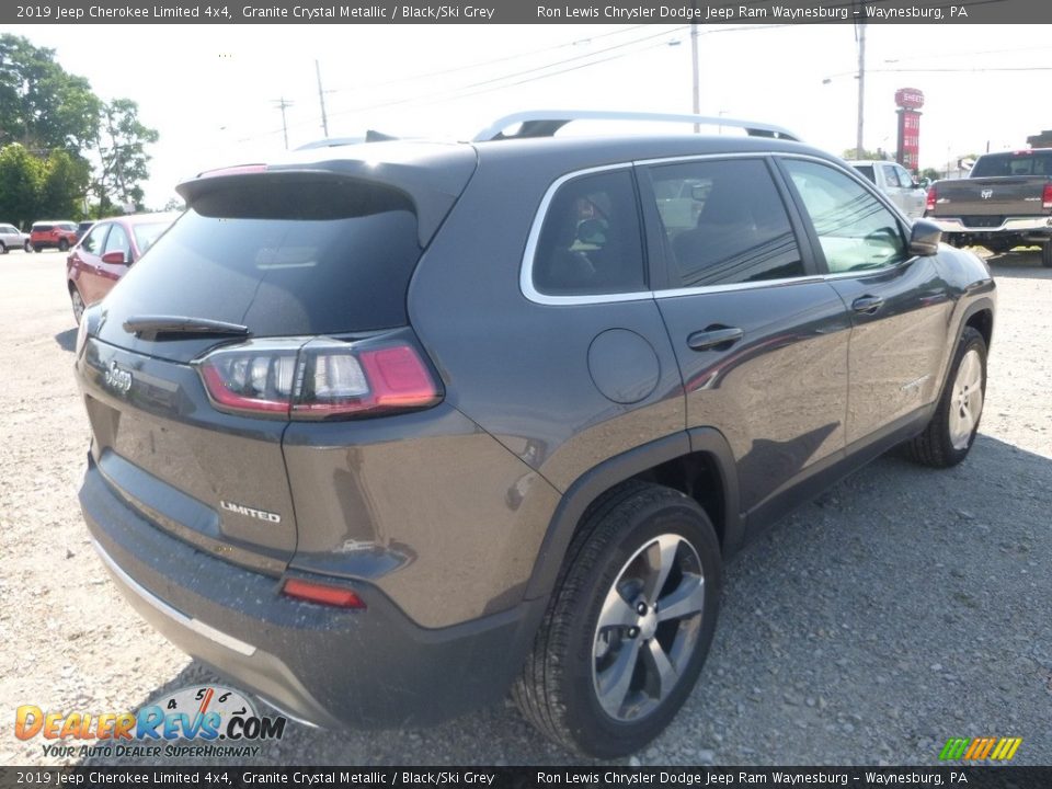 2019 Jeep Cherokee Limited 4x4 Granite Crystal Metallic / Black/Ski Grey Photo #5