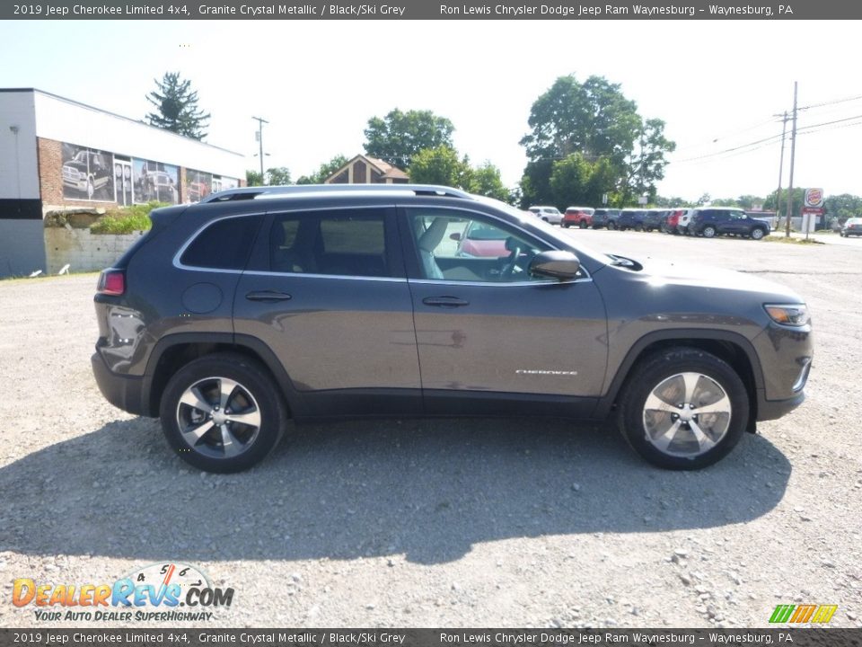 2019 Jeep Cherokee Limited 4x4 Granite Crystal Metallic / Black/Ski Grey Photo #6