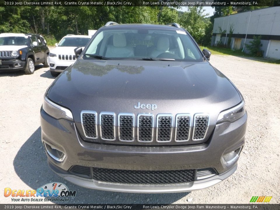 2019 Jeep Cherokee Limited 4x4 Granite Crystal Metallic / Black/Ski Grey Photo #8