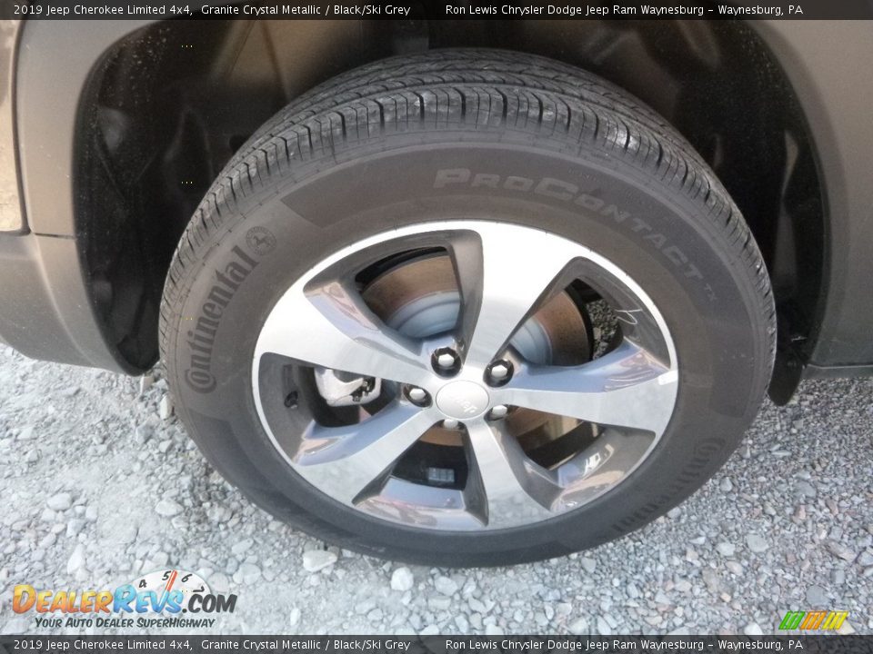 2019 Jeep Cherokee Limited 4x4 Granite Crystal Metallic / Black/Ski Grey Photo #9