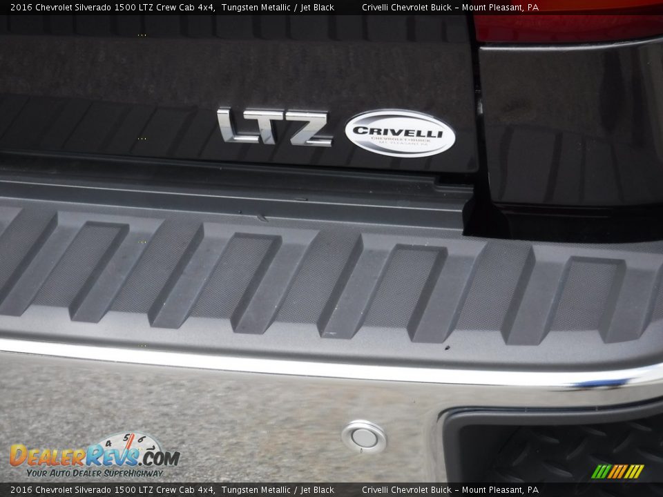 2016 Chevrolet Silverado 1500 LTZ Crew Cab 4x4 Tungsten Metallic / Jet Black Photo #8