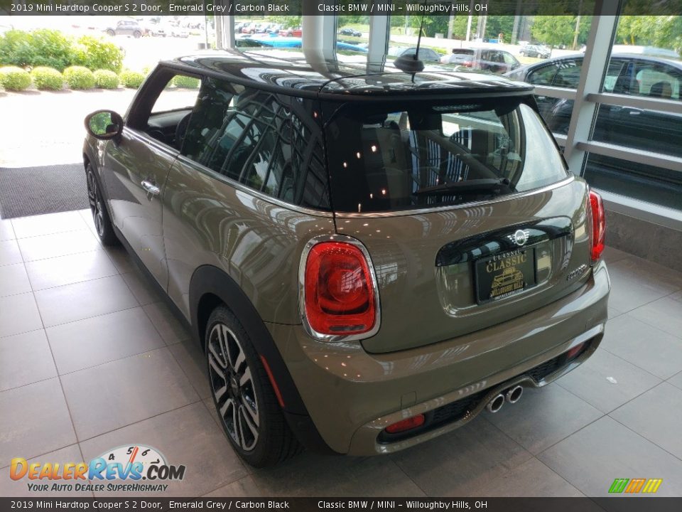 2019 Mini Hardtop Cooper S 2 Door Emerald Grey / Carbon Black Photo #2