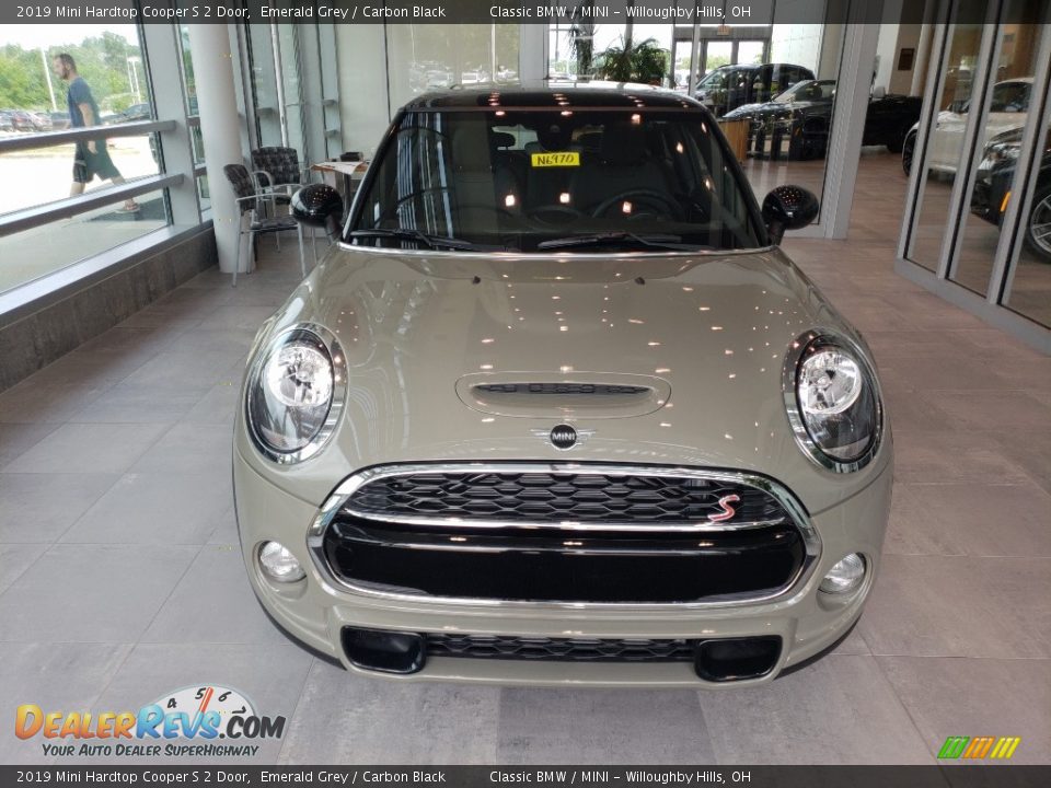 2019 Mini Hardtop Cooper S 2 Door Emerald Grey / Carbon Black Photo #4