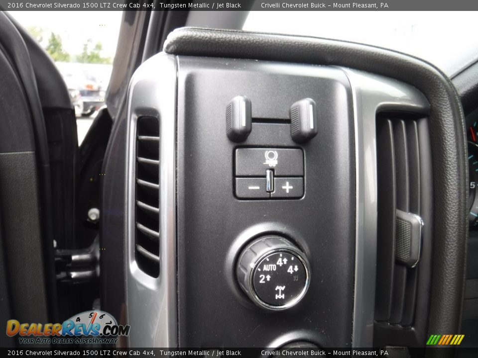 2016 Chevrolet Silverado 1500 LTZ Crew Cab 4x4 Tungsten Metallic / Jet Black Photo #22