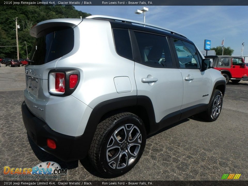 2016 Jeep Renegade Limited 4x4 Glacier Metallic / Black Photo #3