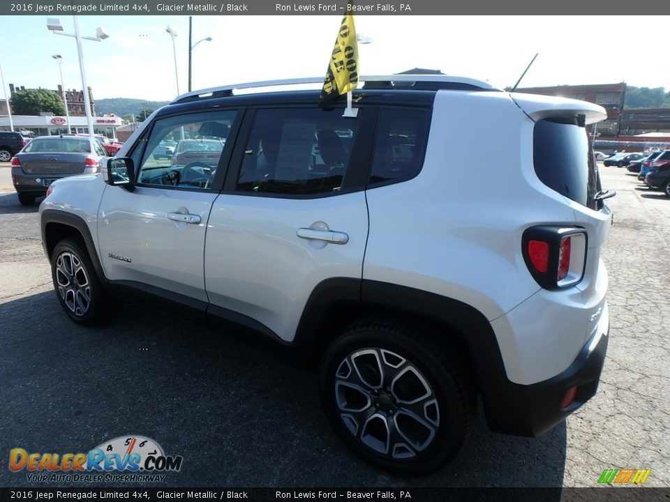 2016 Jeep Renegade Limited 4x4 Glacier Metallic / Black Photo #5