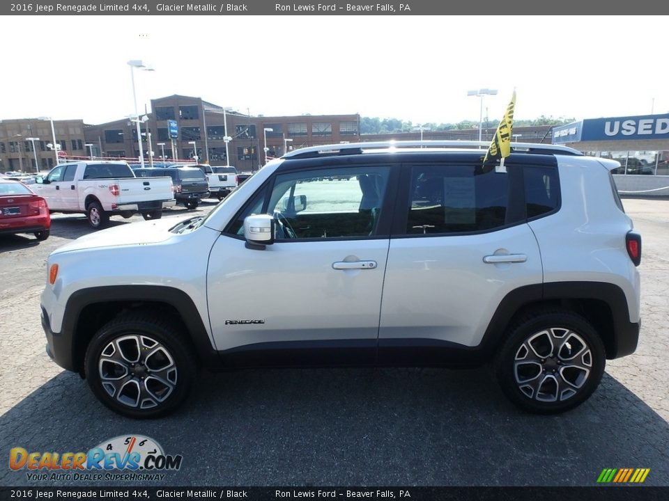 2016 Jeep Renegade Limited 4x4 Glacier Metallic / Black Photo #6