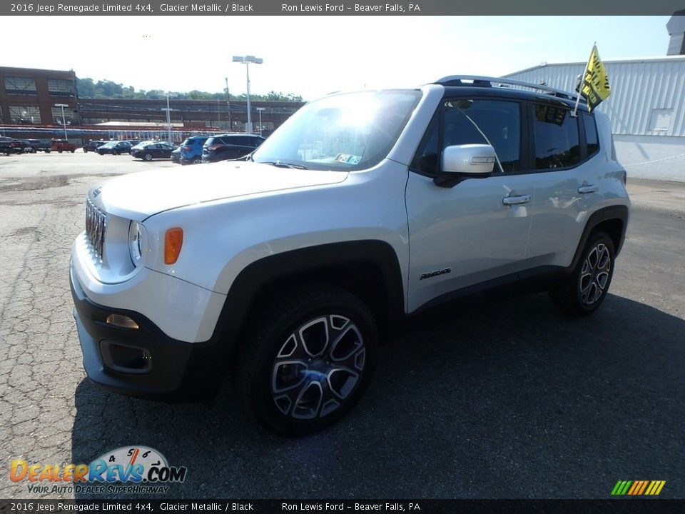 2016 Jeep Renegade Limited 4x4 Glacier Metallic / Black Photo #7