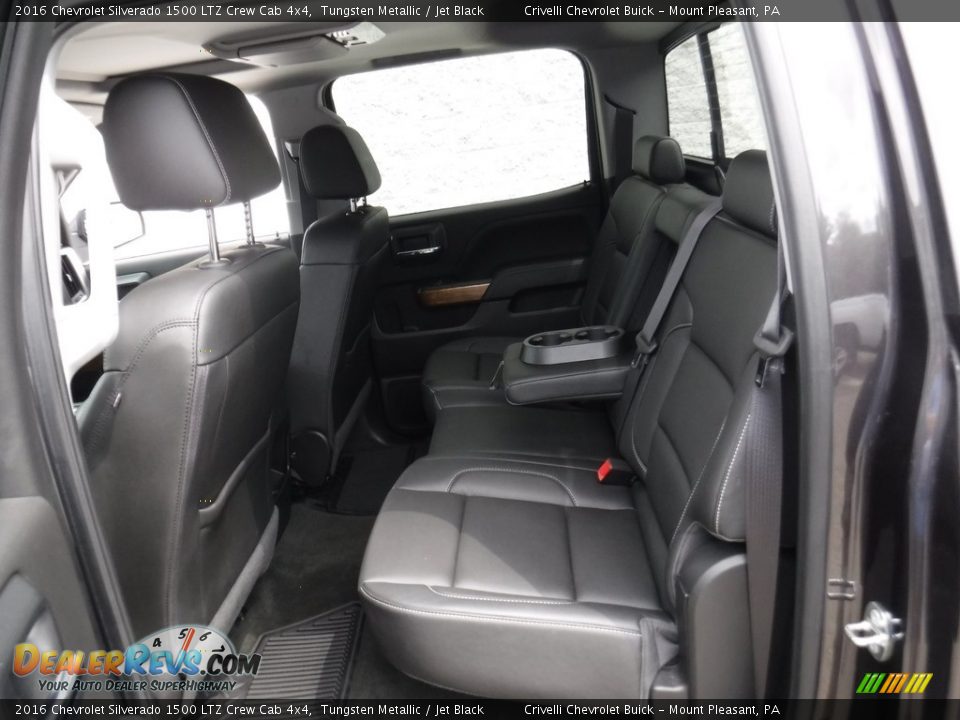 2016 Chevrolet Silverado 1500 LTZ Crew Cab 4x4 Tungsten Metallic / Jet Black Photo #34