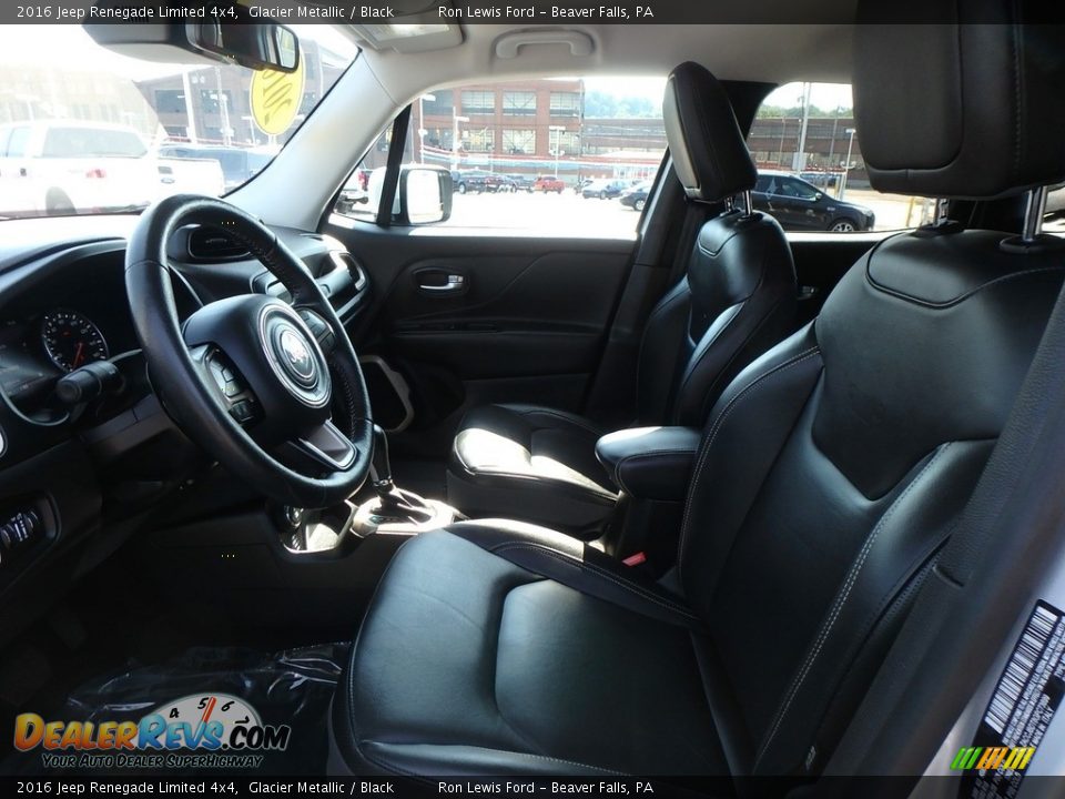 2016 Jeep Renegade Limited 4x4 Glacier Metallic / Black Photo #11