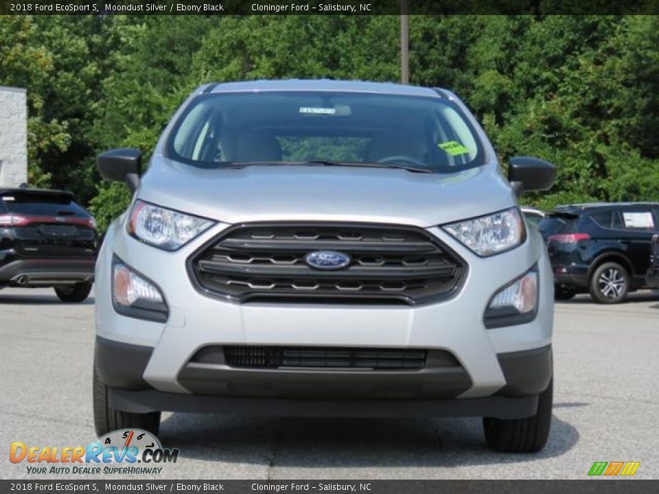 2018 Ford EcoSport S Moondust Silver / Ebony Black Photo #2