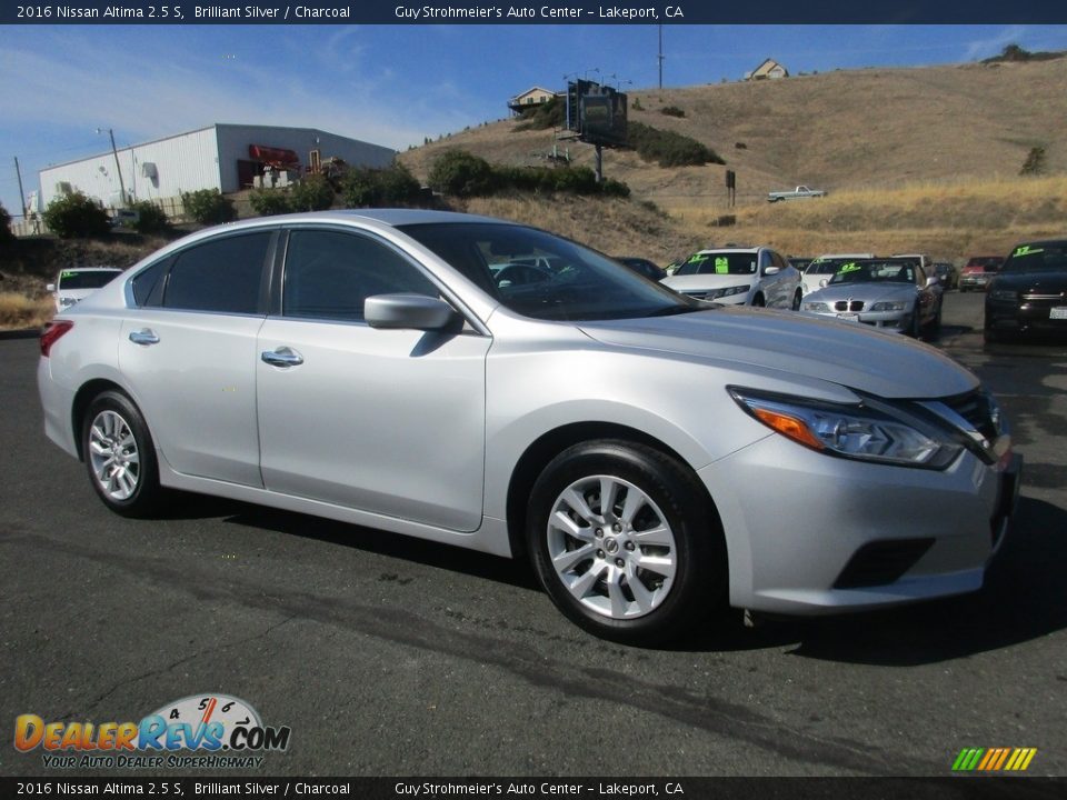 2016 Nissan Altima 2.5 S Brilliant Silver / Charcoal Photo #1