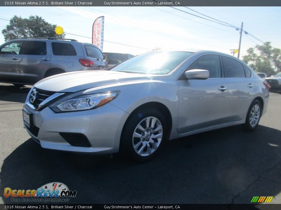 2016 Nissan Altima 2.5 S Brilliant Silver / Charcoal Photo #3
