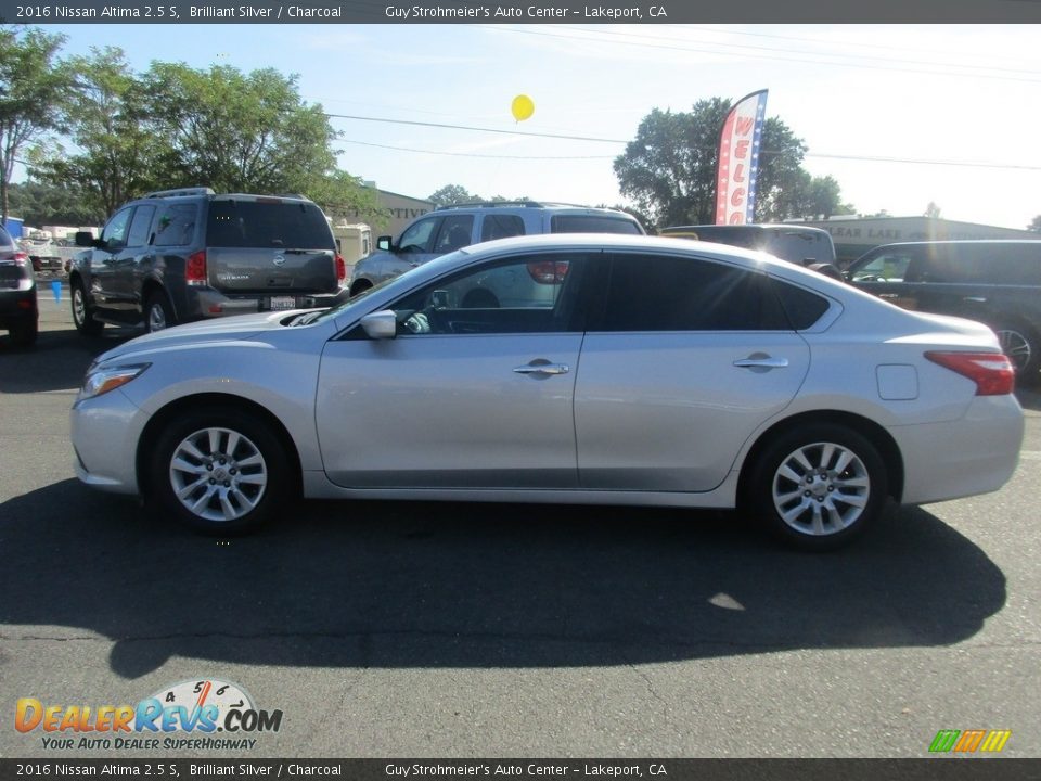 2016 Nissan Altima 2.5 S Brilliant Silver / Charcoal Photo #4