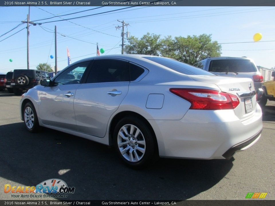 2016 Nissan Altima 2.5 S Brilliant Silver / Charcoal Photo #5