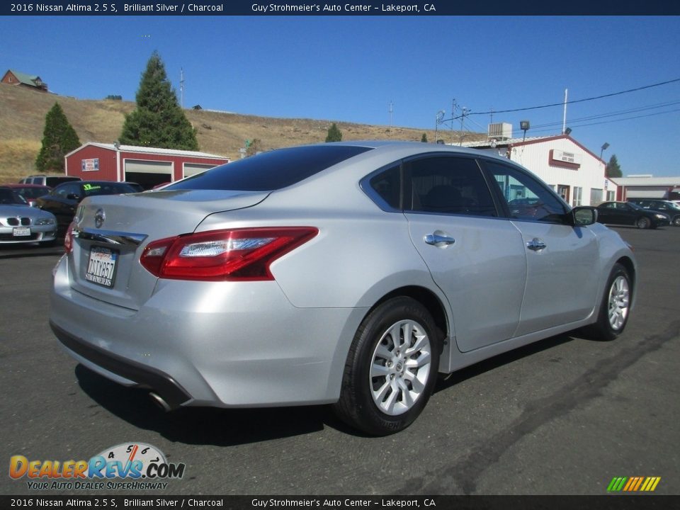 2016 Nissan Altima 2.5 S Brilliant Silver / Charcoal Photo #7