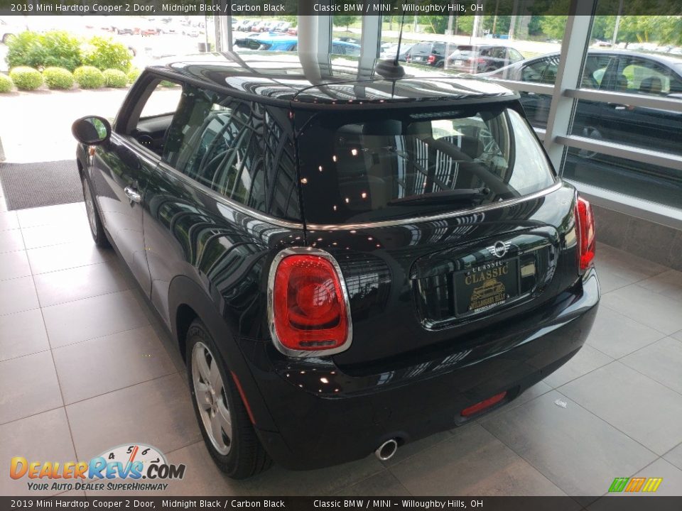 2019 Mini Hardtop Cooper 2 Door Midnight Black / Carbon Black Photo #2