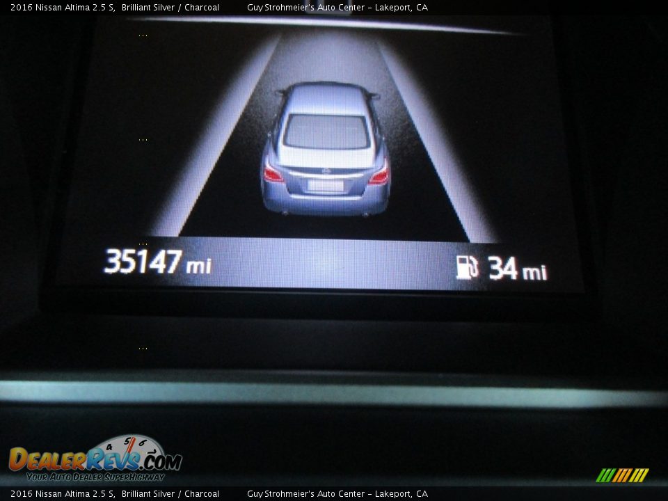 2016 Nissan Altima 2.5 S Brilliant Silver / Charcoal Photo #11